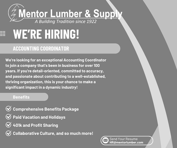 Help Wanted:  AP Clerk